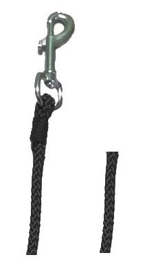 Černé vodítko pro psa